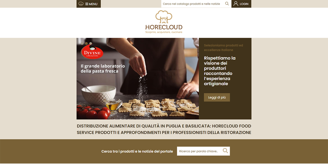 Horecloud:il portale punto di riferimento per l'HO.RE.CA.