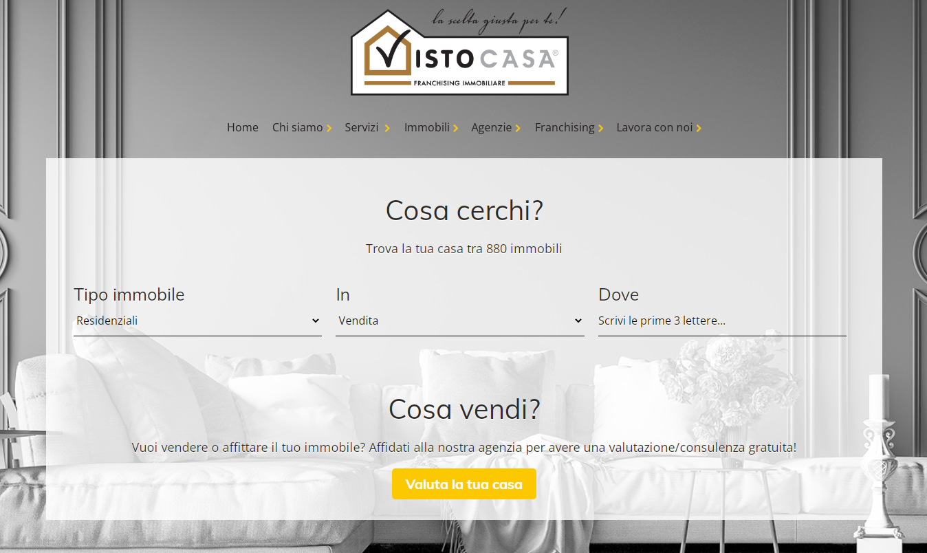 Il portale di riferimento per agenzie e franchising immobiliare: Vistocasa.com